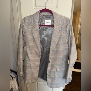 Abercrombie Plaid Blazer